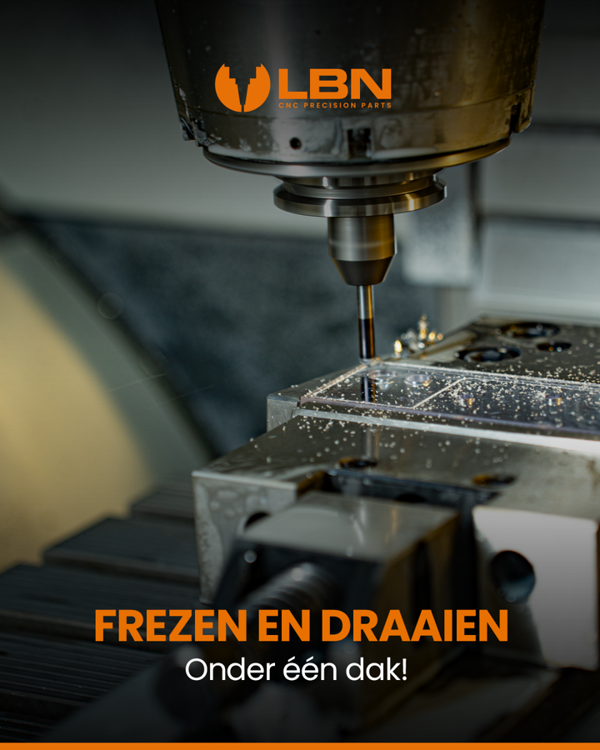 CNC Frezen en CNC Draaien Onder Één Dak